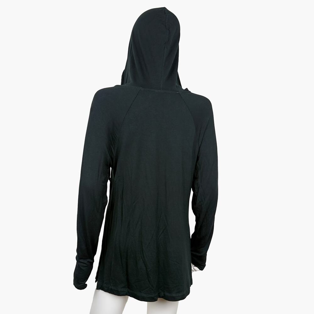 CABI Fireside Long-Sleeve Pullover Hoodie Sweatshirt (Black | Size S) - Picture 7 of 10